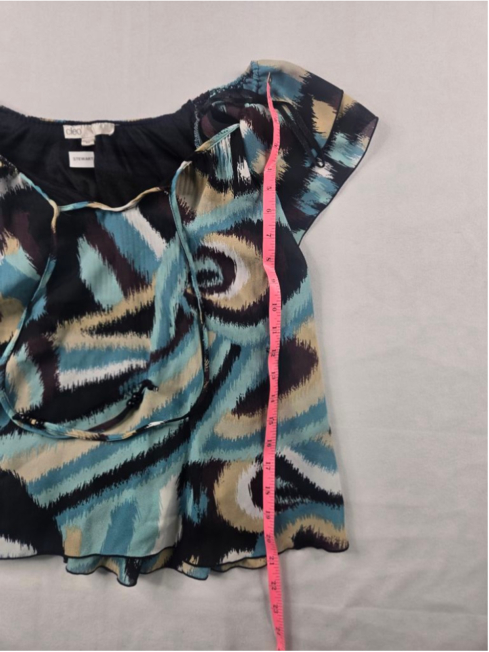 Cleo | Blue Pattern | Size Small - Picture 4 of 5